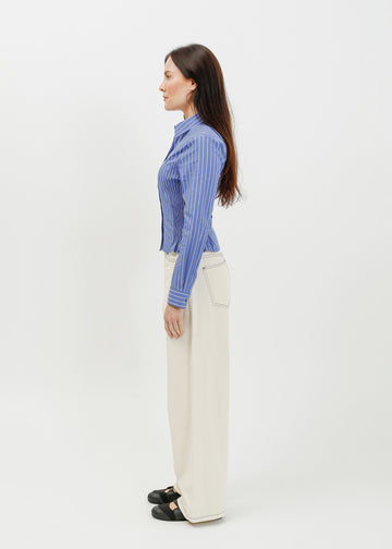 Tonya Shirt / Blue-White