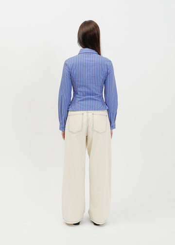 Tonya Shirt / Blue-White