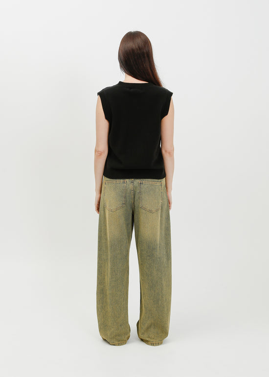 Zadie Knit Vest / Black