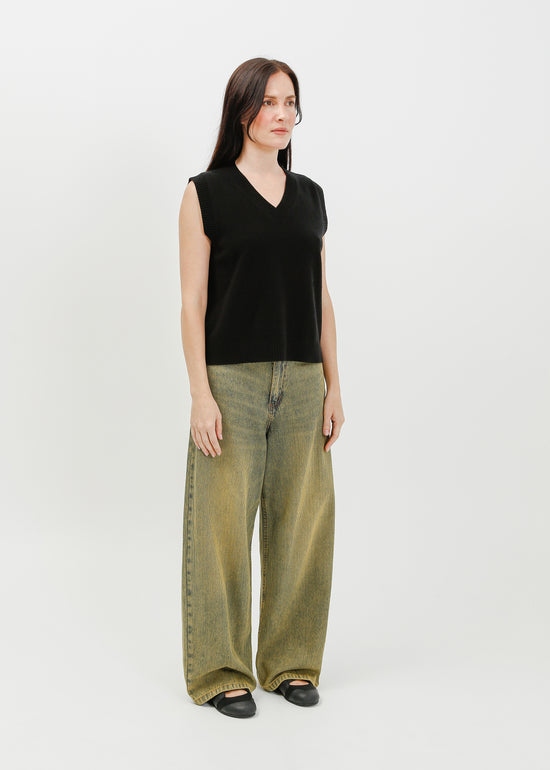 Zadie Knit Vest / Black