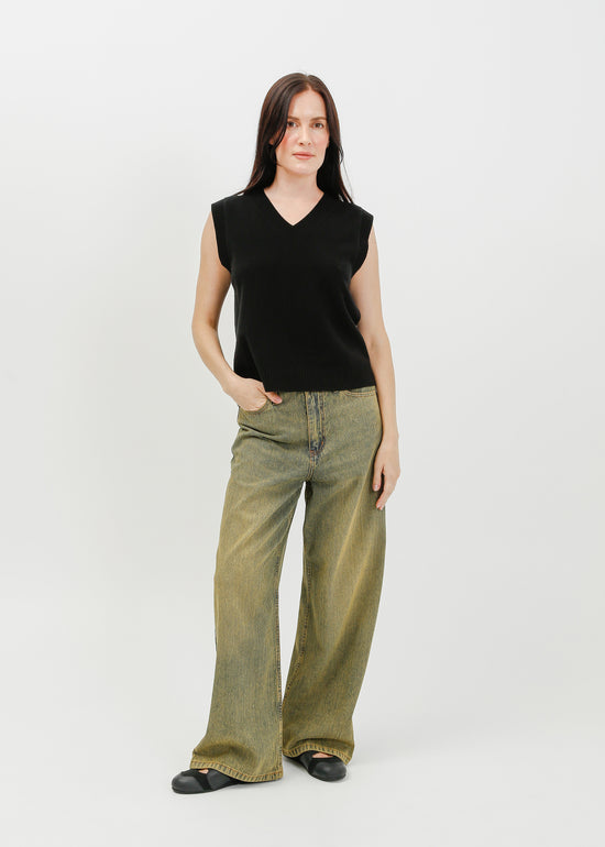 Zadie Knit Vest / Black