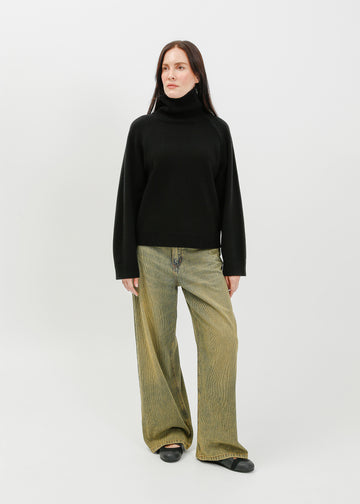 Alia Knit Sweat / Black