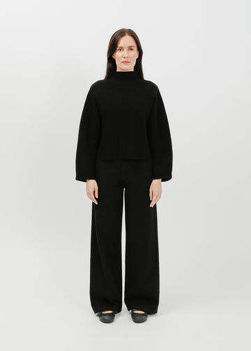 Bonnie Knit Sweat / Black