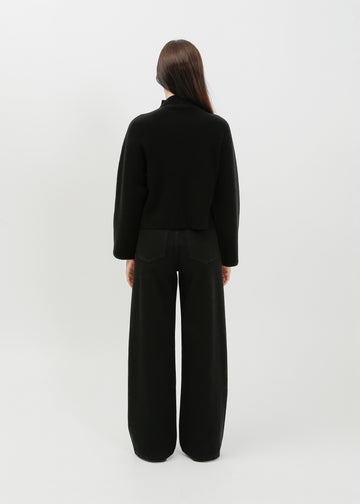 Bonnie Knit Sweat / Black