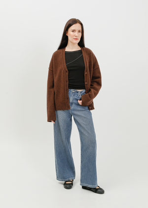 Leroy Knit Cardi / Espresso