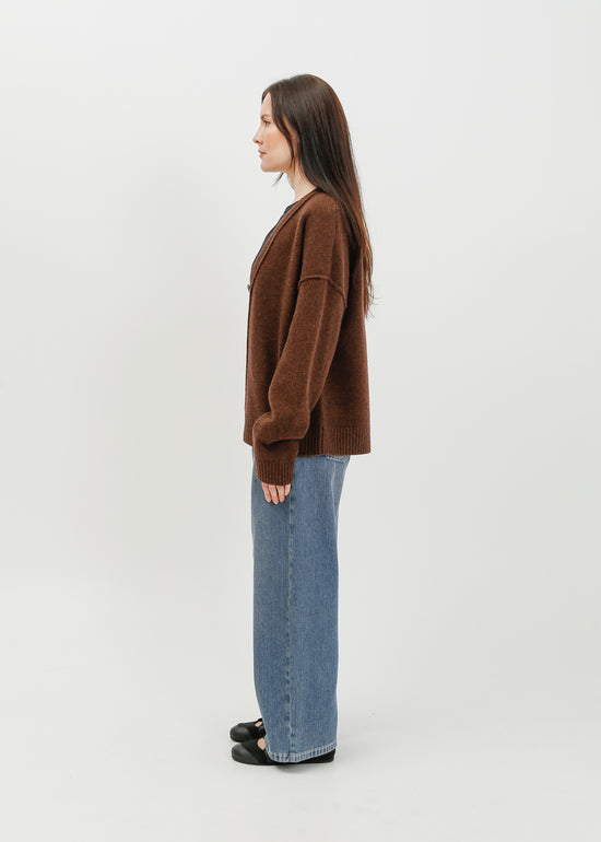 Leroy Knit Cardi / Espresso