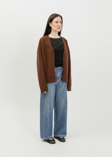 Leroy Knit Cardi / Espresso