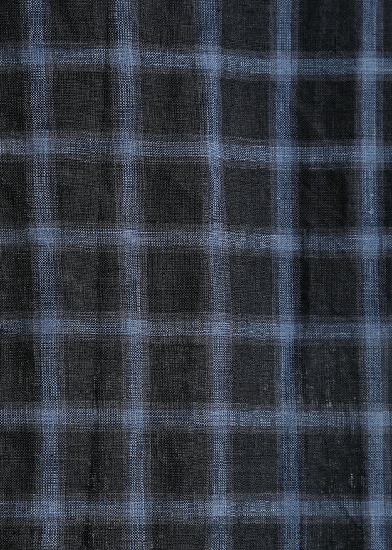 DION DRESS / BLACK-TEAL
