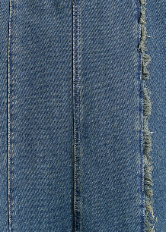 JONAH DENIM SKIRT / INDIGO GREEN WASH