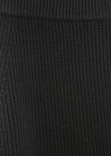 Leo Knit Skirt / Black