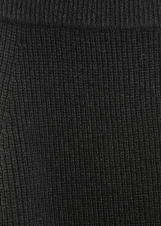 Leo Knit Skirt / Black