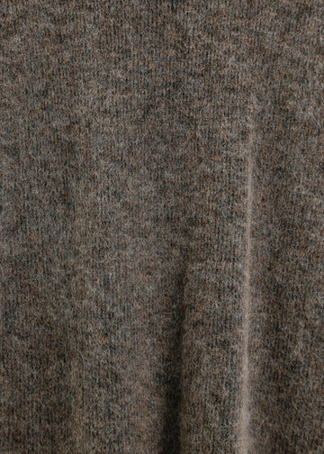 Leo Knit Skirt / Black-Taupe