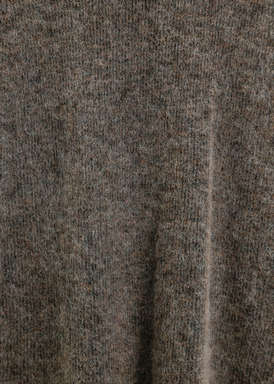 Leo Knit Skirt / Black-Taupe