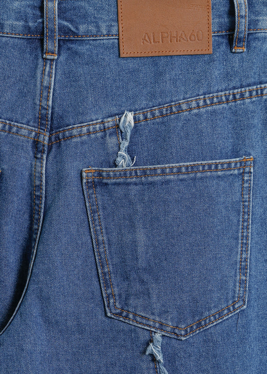 LOU JEAN / MEDIUM INDIGO