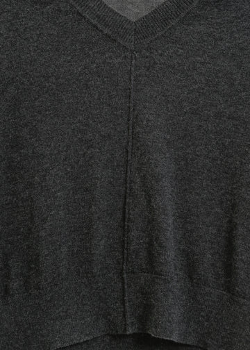 Nicolas Knit Top / Charcoal
