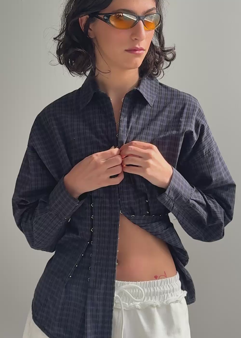 Darwin Shirt / Black-Navy Check - 
Black Navy Check (image 2)