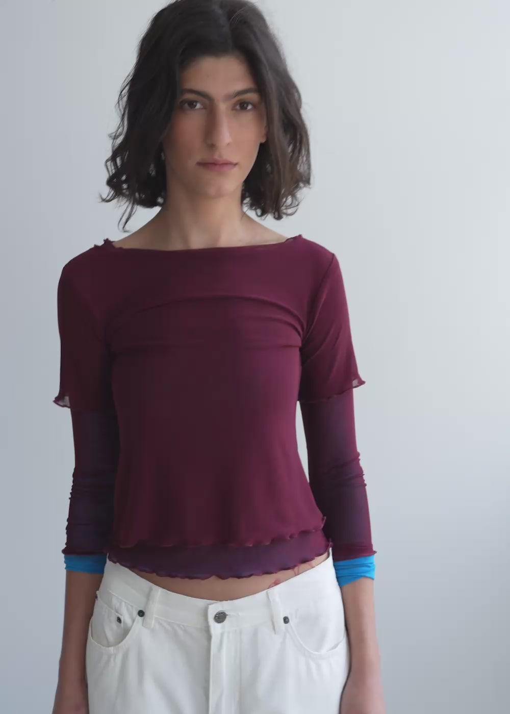 Alani Top / Burnt Maroon-Blue - 
Burnt Maroon Blue (image 2)