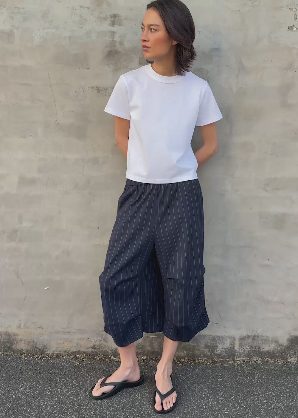 Waylon Short / Navy-White - 
Navy White (image 2)