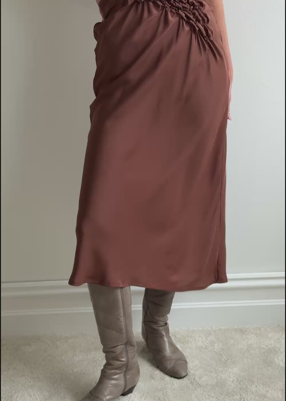 Arlo Dress / Chocolate - 
Chocolate (image 2)