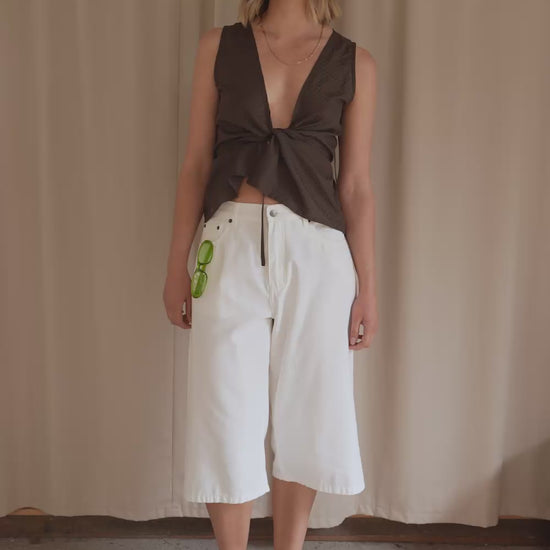 Sullivan Denim Short / White - 
White (image 2)