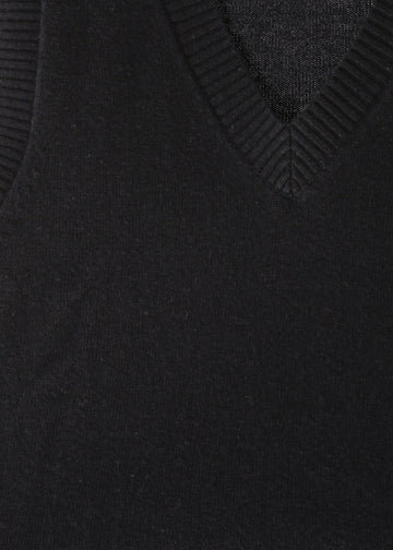 Zadie Knit Vest / Black